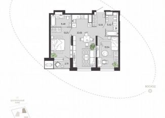 Продажа 2-ком. квартиры, 68.3 м2, Тула, улица Фридриха Энгельса, 70А, Советский территориальный округ