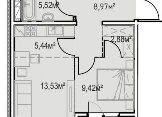Продам 1-комнатную квартиру, 48.4 м2, Иркутск, улица Сибирских Партизан, 1А/1