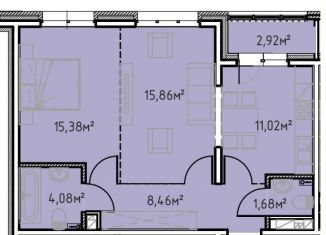 Продам 2-комнатную квартиру, 59.4 м2, Иркутск, улица Сибирских Партизан, 1А/1