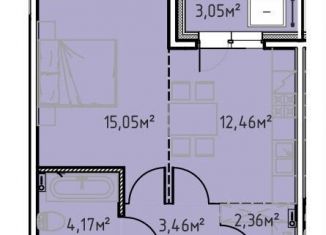 Продается 1-комнатная квартира, 40.6 м2, Иркутск, улица Сибирских Партизан, 1А/1