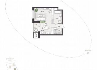 Продаю квартиру студию, 38.2 м2, Тула, улица Фридриха Энгельса, 70А