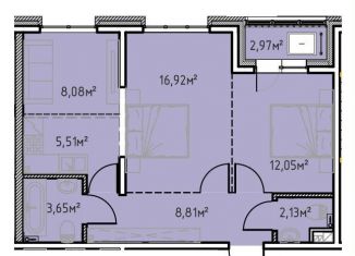 Продам 2-комнатную квартиру, 60.1 м2, Иркутск, улица Сибирских Партизан, 1А/1