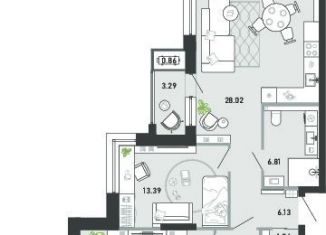 Продается 2-комнатная квартира, 83.7 м2, Тула, Советский территориальный округ