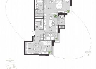 Продам 2-комнатную квартиру, 84.5 м2, Тула, Советский территориальный округ, улица Фридриха Энгельса, 70А