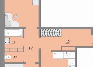 Продам 3-комнатную квартиру, 69.7 м2, Оренбург, улица Юркина, 8, ЖК Осенний Лист