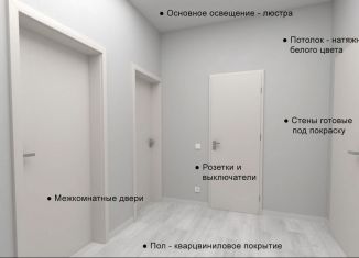 Продается двухкомнатная квартира, 47.6 м2, посёлок Голубево