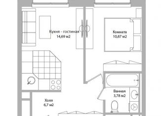 Продается 2-ком. квартира, 36 м2, Мытищи, Троицкая улица, 3Г