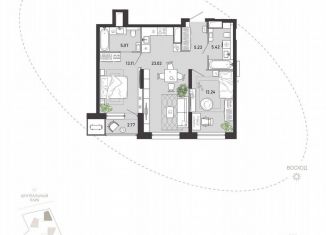 Продам двухкомнатную квартиру, 67.9 м2, Тула, улица Фридриха Энгельса, 70А, Советский территориальный округ