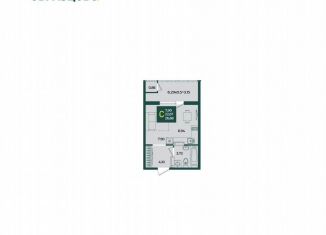 Продается квартира студия, 26.7 м2, Краснодар