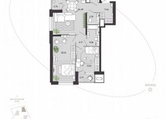 Продажа 2-комнатной квартиры, 82 м2, Тула, Советский территориальный округ, улица Фридриха Энгельса, 70А