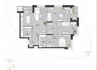 Продажа трехкомнатной квартиры, 110.9 м2, Тула, Советский территориальный округ, улица Фридриха Энгельса, 70А