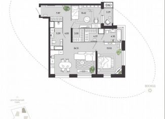 Продаю 2-комнатную квартиру, 89.2 м2, Тула, Советский территориальный округ, улица Фридриха Энгельса, 70А