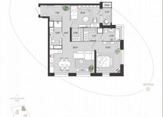 Продается 2-комнатная квартира, 89.2 м2, Тула, Советский территориальный округ, улица Фридриха Энгельса, 70А