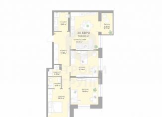 Продам 3-ком. квартиру, 100.9 м2, Владимирская область