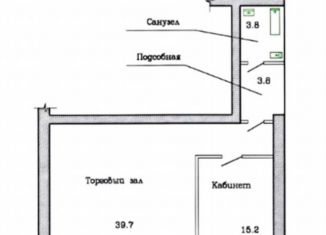 Торговая площадь на продажу, 65 м2, Ставрополь, улица Розы Люксембург, 1