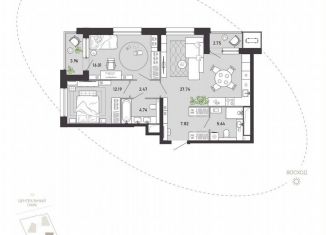 Продаю двухкомнатную квартиру, 83.3 м2, Тула, улица Фридриха Энгельса, 70А, Советский территориальный округ