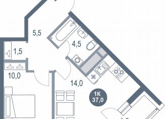 Продажа 1-ком. квартиры, 37 м2, Котельники, микрорайон Новые Котельники, 11