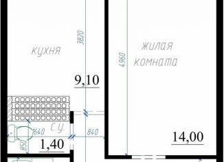 Продается однокомнатная квартира, 34.7 м2, Тюмень