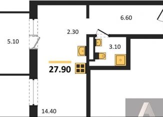Продаю квартиру студию, 27.9 м2, Новосибирск, метро Золотая Нива