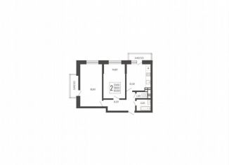 Продам 2-ком. квартиру, 60.6 м2, Краснодар, Ярославская улица, 115лит5, микрорайон 9 километр