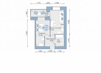 Продажа 1-комнатной квартиры, 36 м2, Туймазы, улица 70 лет Октября, 13В