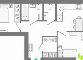 Продам 2-ком. квартиру, 63.9 м2, Татарстан