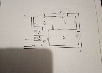 Продаю 2-ком. квартиру, 42.3 м2, Шилка, микрорайон Северный, 1