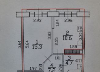 Сдается 1-ком. квартира, 38 м2, Санкт-Петербург, улица Михаила Дудина, 25к1, улица Михаила Дудина