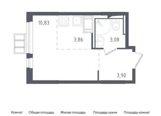 Продается квартира студия, 21.7 м2, Ленинский городской округ, ЖК Горки Парк, жилой комплекс Горки Парк, к3.1