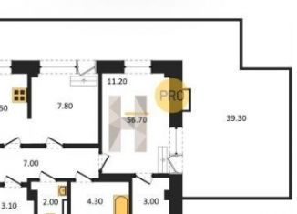 Продаю 2-ком. квартиру, 56.6 м2, Пенза, Ленинский район