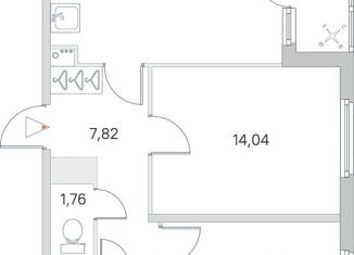 2-комнатная квартира на продажу, 58.2 м2, Ленинградская область