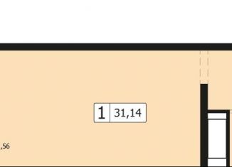 Продается 1-ком. квартира, 31.1 м2, Краснодар, улица Автолюбителей, 1Длит4, ЖК Парусная Регата