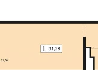 Продам 1-комнатную квартиру, 29.7 м2, Краснодар, улица Автолюбителей, 1Длит4, ЖК Парусная Регата