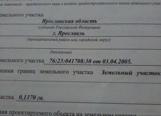 Продам участок, 14 сот., Ярославль, улица Маланова, 20, Красноперекопский район