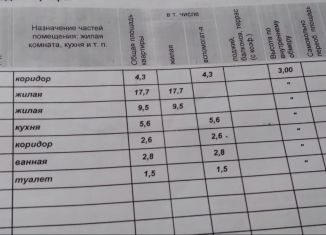 Продаю двухкомнатную квартиру, 44 м2, рабочий посёлок Вишневогорск, Советская улица, 10