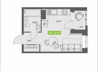 Продается квартира студия, 22.9 м2, Архангельск, Ломоносовский округ