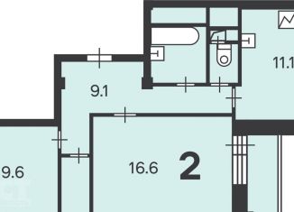 Продам 2-комнатную квартиру, 53.2 м2, Москва, Бескудниковский бульвар, 5, ЖК Мой адрес в Бескудниково-2