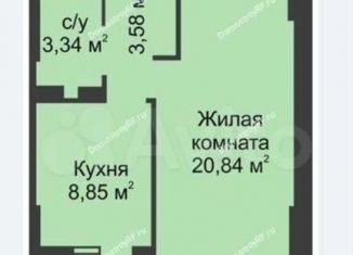 Продаю 1-комнатную квартиру, 37 м2, Самара, Железнодорожный район, улица Мечникова, 3