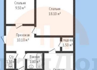 Продажа 3-ком. квартиры, 65 м2, поселок городского типа Новофёдоровка, улица Героев, 9