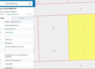 Продаю участок, 10 сот., посёлок Озерки, Заводская улица