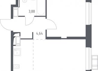 Продаю 1-ком. квартиру, 42.5 м2, Московская область, микрорайон Пригород Лесное, к11.2