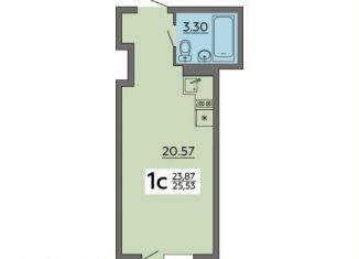 Продам 1-комнатную квартиру, 25.5 м2, Воронеж, Советский район, Острогожская улица, 164