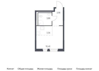 Продаю квартиру студию, 21.7 м2, Ленинградская область, Невская Долина, 1.3