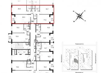 Продажа трехкомнатной квартиры, 96.8 м2, Москва, Винницкая улица, 8к1