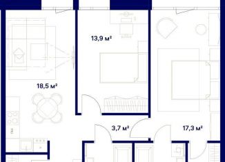 Продаю 2-ком. квартиру, 74.5 м2, Москва, СВАО, жилой комплекс Союз, к3