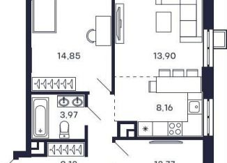 Продается двухкомнатная квартира, 67.4 м2, Красногорск, ЖК Тетрис