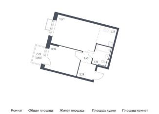 Продается 1-ком. квартира, 41.4 м2, Москва, жилой комплекс Молжаниново, к5, Молжаниновский район