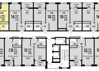 Продажа квартиры студии, 25.6 м2, Краснодар, Заполярная улица, 39к7, Прикубанский округ