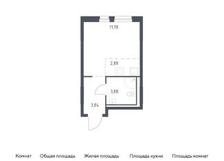 Квартира на продажу студия, 22.4 м2, Ленинградская область, Невская Долина, 1.3