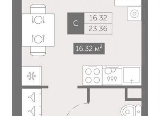 Продажа квартиры студии, 23.4 м2, Санкт-Петербург, метро Проспект Большевиков